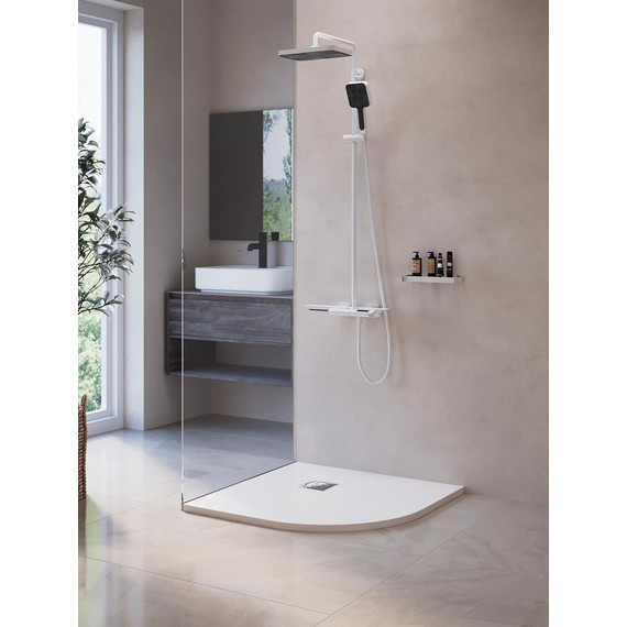 Каменный поддон RGW ST/R-0100W 100х100 см 16153100-01 - 2 Каменный поддон RGW ST/R-0100W 100х100 см 16153100-01 фото 2