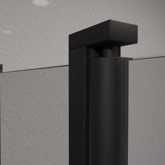 Шторка для ванны RGW SC-11B 100 см 03111110-14, чёрный/прозрачное фото 6