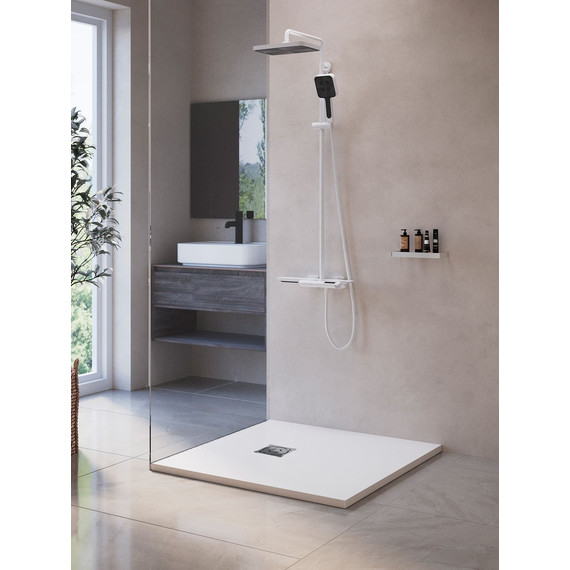 Каменный поддон RGW ST-0100W 100х100 см 16152010-01 - 2 Каменный поддон RGW ST-0100W 100х100 см 16152010-01 фото 2