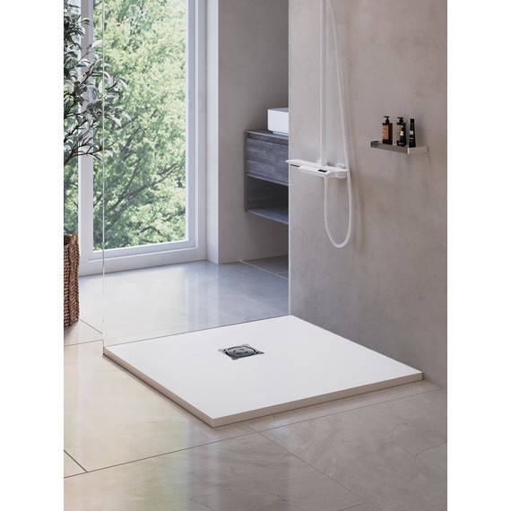 Каменный поддон RGW ST-0100W 100х100 см 16152010-01 - 3 Каменный поддон RGW ST-0100W 100х100 см 16152010-01 фото 3