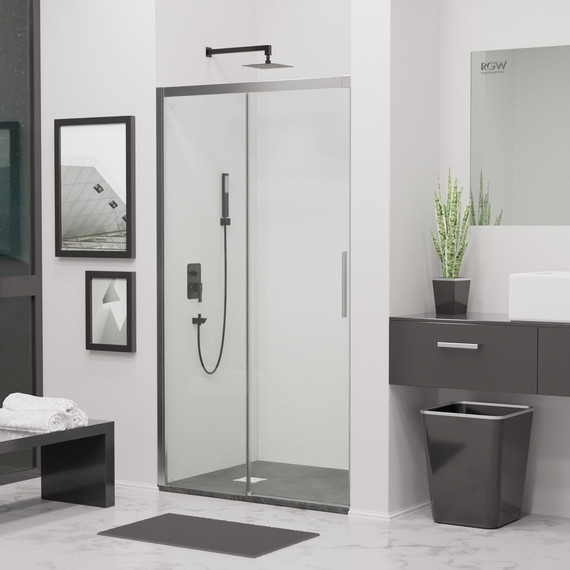 Душевая дверь RGW LE-12 200 см 34121220-11, хром/прозрачное - 3 Душевая дверь RGW LE-12 200 см 34121220-11, хром/прозрачное фото 3