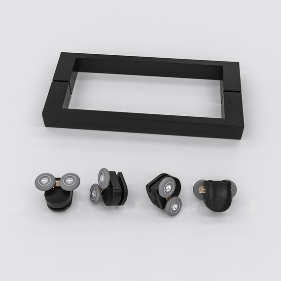 Душевая дверь RGW CL-14B 160 см 32091416-14, черный/прозрачное - 6 Душевая дверь RGW CL-14B 160 см 32091416-14, черный/прозрачное фото 6