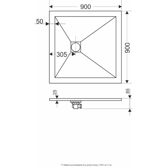 Каменный поддон RGW ST-0099W 90х90 см 16152099-01 - 14 Каменный поддон RGW ST-0099W 90х90 см 16152099-01 фото 14