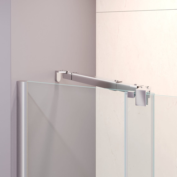 Шторка для ванны RGW SC-46 100 см 06114610-11 (стекло 8 мм), хром/прозрачное - 4 Шторка для ванны RGW SC-46 100 см 06114610-11 (стекло 8 мм), хром/прозрачное фото 4