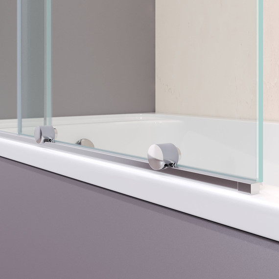 Шторка для ванны RGW SC-46 90 см 06114609-11 (стекло 8 мм), хром/прозрачное фото 5