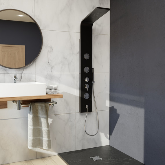 Гидромассажная панель RGW SP-04 21140104-04, черный - 2 Гидромассажная панель RGW SP-04 21140104-04, черный фото 2