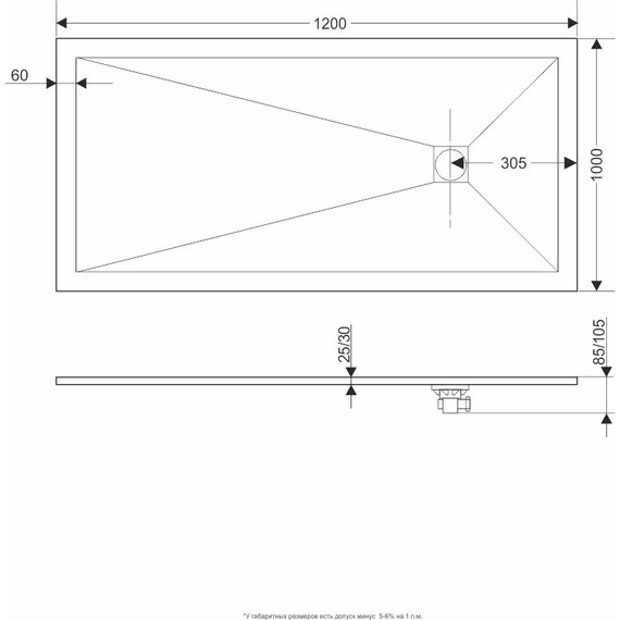 Каменный поддон RGW ST-0120W 120х100 см 16152012-01 - 14 Каменный поддон RGW ST-0120W 120х100 см 16152012-01 фото 14