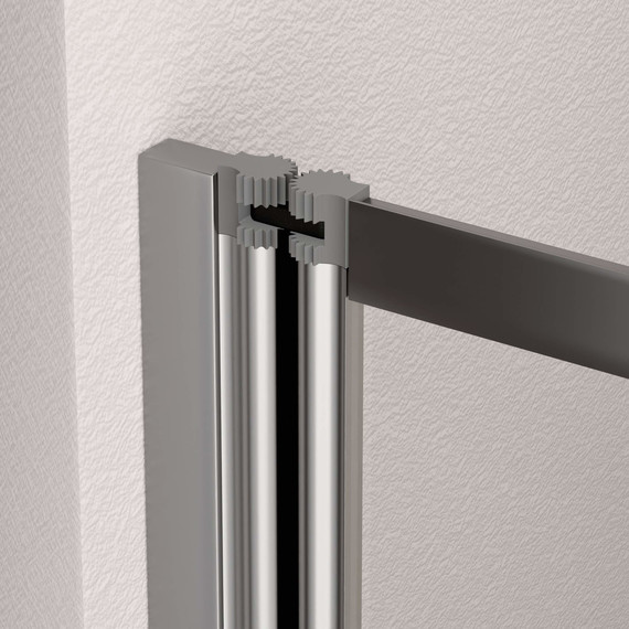 Шторка для ванны RGW SC-40 100 см 03114010-11, хром/прозрачное фото 4