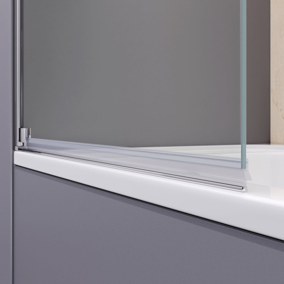 Шторка для ванны RGW SC-01 80 см 03110108-11 (стекло 8 мм), хром/прозрачное фото 6