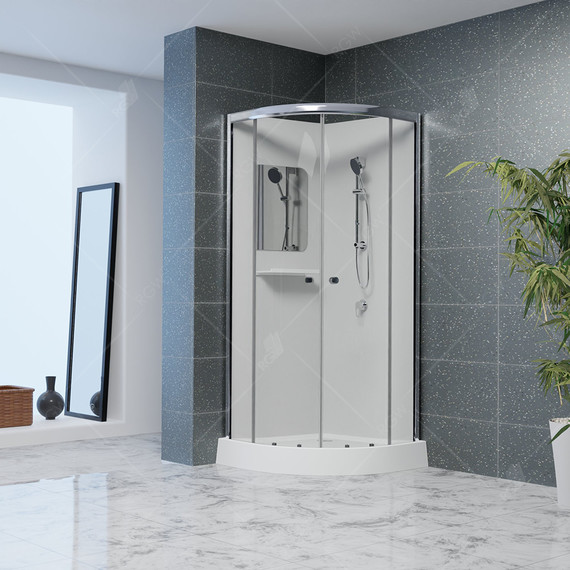 Душевая кабина RGW AN-208 80x80 см 381320888-12, сатин/прозрачное фото 2