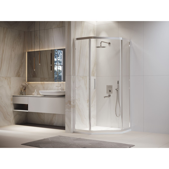 Душевое ограждение RGW PA-86 90x90 см 38088699-11, хром/прозрачное фото 3