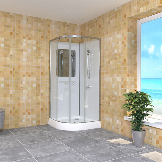 Душевая кабина RGW AN-208 80x80 см 381320888-12, сатин/прозрачное фото 4