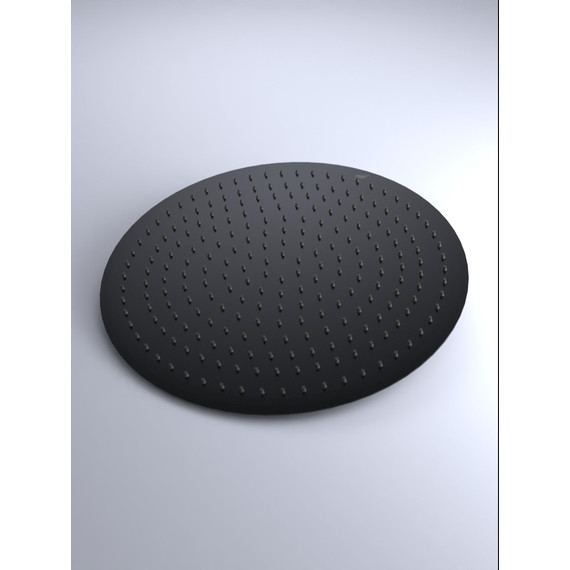 Верхний душ RGW SP-81B 21148140-04, нержавеющая сталь, 400х400 мм, черный фото 2