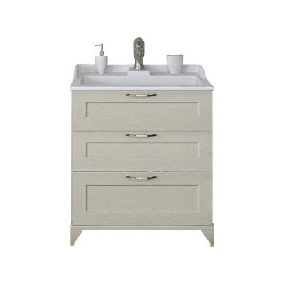 Тумба напольная с раковиной Акватон Леон 65Н 1A1946K0LBPR0, дуб бежевый - 6 Тумба напольная с раковиной Акватон Леон 65Н 1A1946K0LBPR0, дуб бежевый фото 6