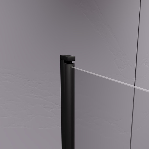 Шторка для ванны RGW SC-114B 80 см 411111408-14, чёрный/прозрачное фото 6