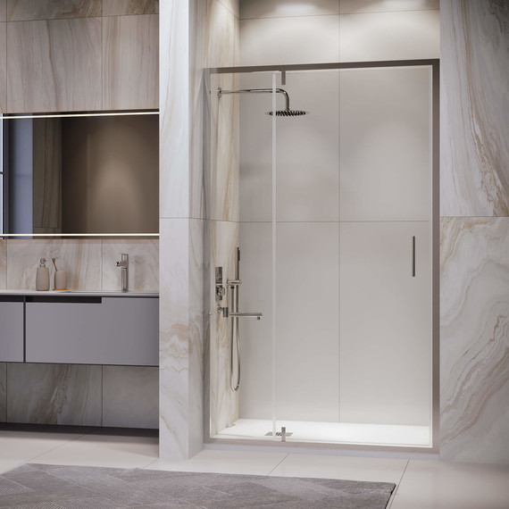 Душевая дверь RGW LE-103 120 см 711210312-11, хром/прозрачное - 2 Душевая дверь RGW LE-103 120 см 711210312-11, хром/прозрачное фото 2