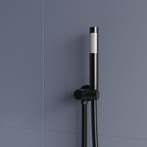 Душевая система для ванны с термостатом RGW SP-370B 511408370-04, черный матовый - 5 Душевая система для ванны с термостатом RGW SP-370B 511408370-04, черный матовый фото 5