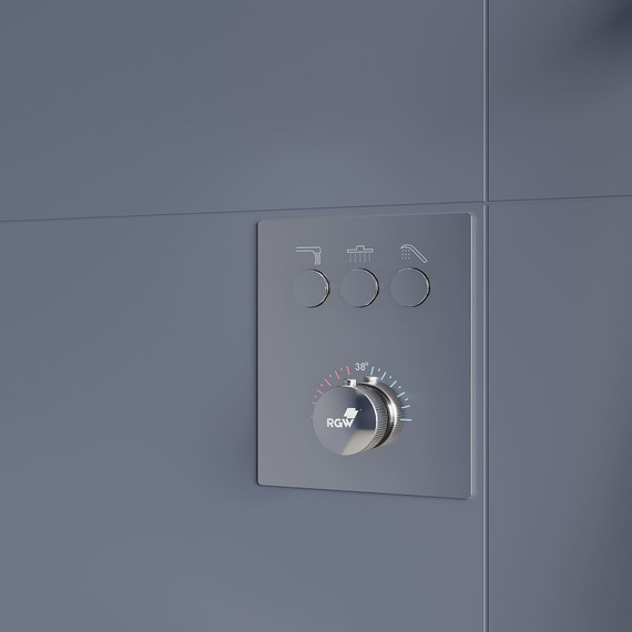 Душевая система для ванны с термостатом RGW SP-371 511408371-01 фото 5