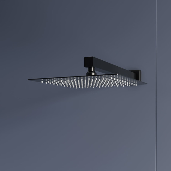 Душевая система для ванны с термостатом RGW SP-371B 511408371-04, черный матовый фото 3