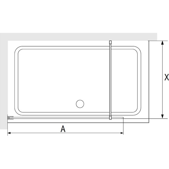 Душевая перегородка RGW WA-12G 90x195 см 32101290-16 с кронштейном в комплекте, золото/прозрачное - 3 Душевая перегородка RGW WA-12G 90x195 см 32101290-16 с кронштейном в комплекте, золото/прозрачное фото 3