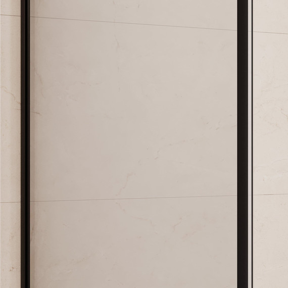 Душевая перегородка RGW WA-012B 90x200 см 35101290-84 (стекло 8 мм) с кронштейном в комплекте, чёрный/прозрачное фото 8