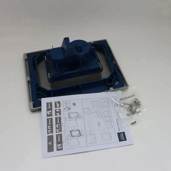 Кнопка смыва Grohe Skate Cosmopolitan 38732A00, графит матовый фото 5