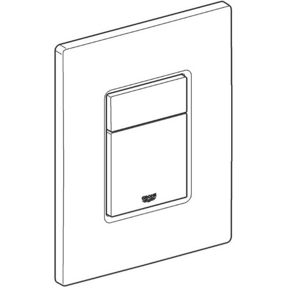 Кнопка смыва Grohe Skate Cosmopolitan 38732SHO, белая глянцевый фото 6