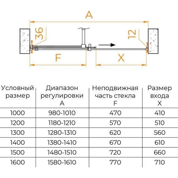 Душевая дверь RGW TO-18B 120 см 41071812-14, чёрный/прозрачное - 5 Душевая дверь RGW TO-18B 120 см 41071812-14, чёрный/прозрачное фото 5