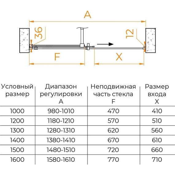 Душевая дверь RGW TO-18B 160 см 41071816-14, чёрный/прозрачное - 5 Душевая дверь RGW TO-18B 160 см 41071816-14, чёрный/прозрачное фото 5