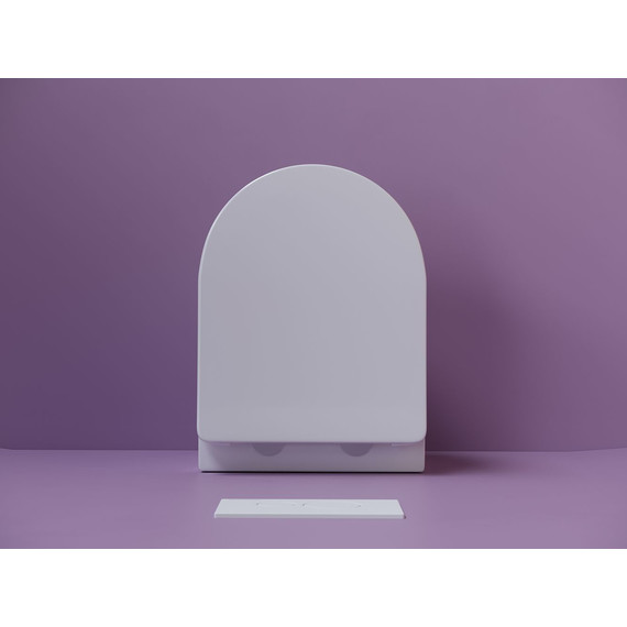 Унитаз подвесной безободковый Ceramicanova Uno Rimless CN11001 с крышкой микролифт, Цвет производителя: белый фото 9