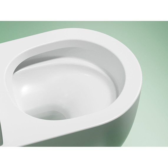 Унитаз подвесной безободковый Ceramicanova Modena Rimless CN6063MW с крышкой микролифт, Цвет производителя: белый матовый фото 10