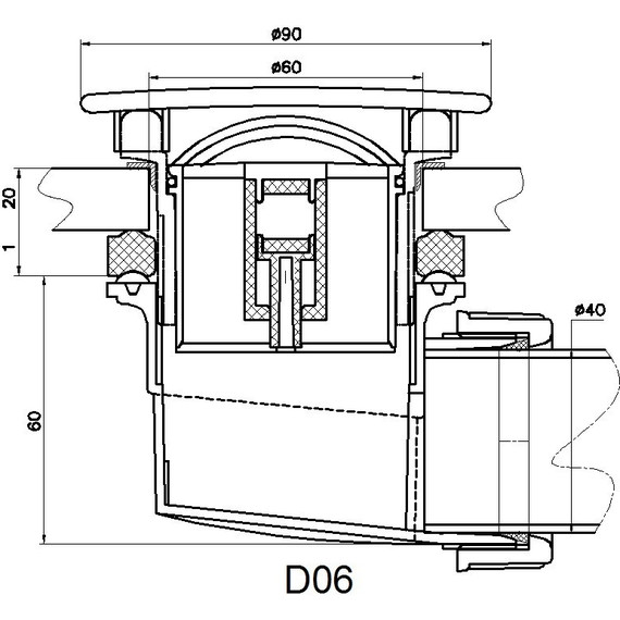 Сифон для душевого поддона RGW Velplex QYD-06 18241106-01* - 3 Сифон для душевого поддона RGW Velplex QYD-06 18241106-01* фото 3