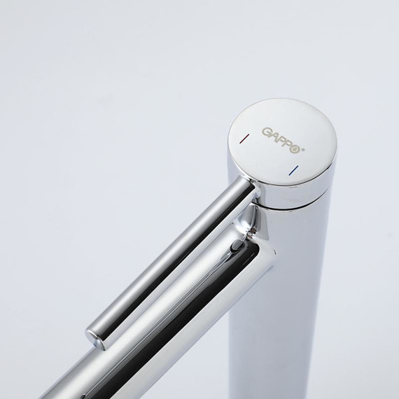 Смеситель для раковины высокий Gappo G06 G1006-2, Цвет производителя: хром фото 5