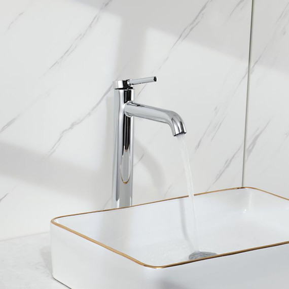 Смеситель для раковины высокий Gappo G06 G1006-2, Цвет производителя: хром фото 18