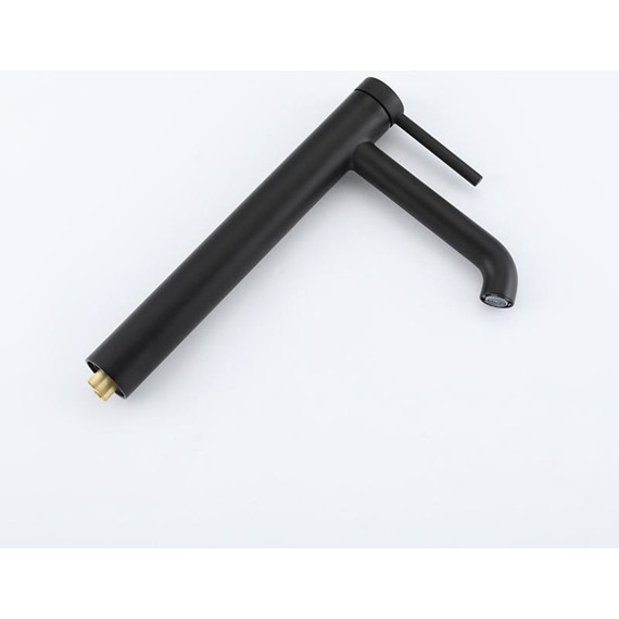 Смеситель для раковины высокий Gappo G06-6 G1006-26, чёрный, Цвет производителя: чёрный фото 2