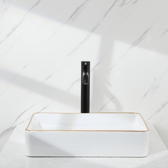 Смеситель для раковины высокий Gappo G06-6 G1006-26, чёрный, Цвет производителя: чёрный фото 14