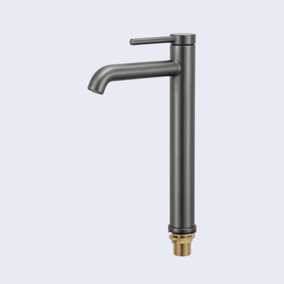 Смеситель для раковины высокий Gappo G06-9 G1006-29, оружейная сталь, Цвет производителя: оружейная сталь - 7 Смеситель для раковины высокий Gappo G06-9 G1006-29, оружейная сталь, Цвет производителя: оружейная сталь фото 7