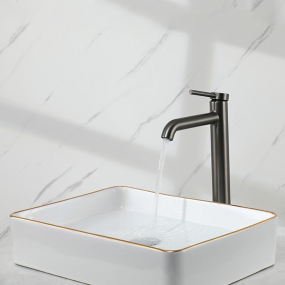 Смеситель для раковины высокий Gappo G06-9 G1006-29, оружейная сталь, Цвет производителя: оружейная сталь - 17 Смеситель для раковины высокий Gappo G06-9 G1006-29, оружейная сталь, Цвет производителя: оружейная сталь фото 17