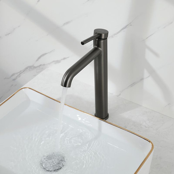 Смеситель для раковины высокий Gappo G06-9 G1006-29, оружейная сталь, Цвет производителя: оружейная сталь - 18 Смеситель для раковины высокий Gappo G06-9 G1006-29, оружейная сталь, Цвет производителя: оружейная сталь фото 18