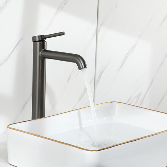 Смеситель для раковины высокий Gappo G06-9 G1006-29, оружейная сталь, Цвет производителя: оружейная сталь - 20 Смеситель для раковины высокий Gappo G06-9 G1006-29, оружейная сталь, Цвет производителя: оружейная сталь фото 20