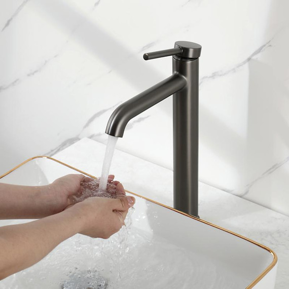 Смеситель для раковины высокий Gappo G06-9 G1006-29, оружейная сталь, Цвет производителя: оружейная сталь - 21 Смеситель для раковины высокий Gappo G06-9 G1006-29, оружейная сталь, Цвет производителя: оружейная сталь фото 21