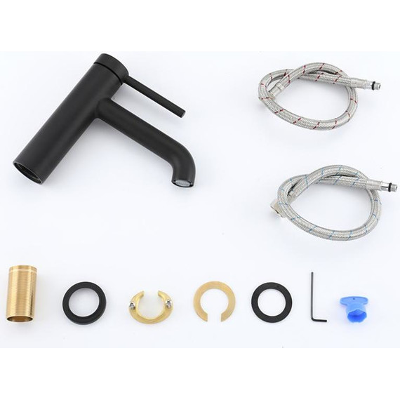 Смеситель для раковины Gappo G06-6 G1006-6, чёрный, Цвет производителя: чёрный фото 13