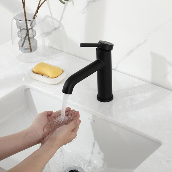 Смеситель для раковины Gappo G06-6 G1006-6, чёрный, Цвет производителя: чёрный фото 22