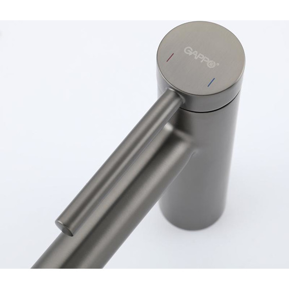 Смеситель для раковины Gappo G06-9 G1006-9, оружейная сталь - 5 Смеситель для раковины Gappo G06-9 G1006-9, оружейная сталь фото 5