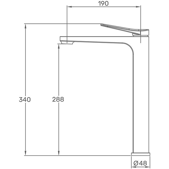 Смеситель для раковины высокий Gappo G10-3 G1010-23, золото сатин, Цвет производителя: золото сатин фото 2