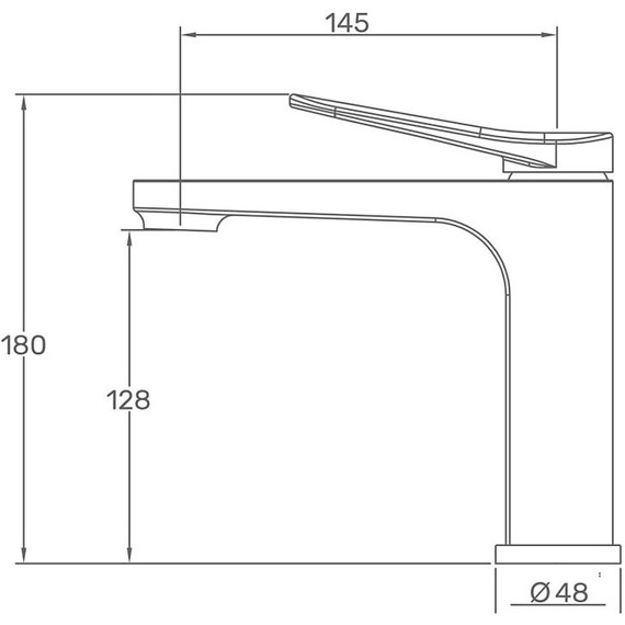 Смеситель для раковины Gappo G10-6 G1010-6, чёрный, Цвет производителя: чёрный фото 2