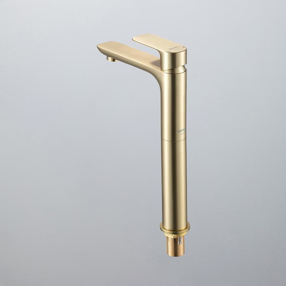 Смеситель для раковины высокий Gappo G48-3 G1048-32, золото сатин, Цвет производителя: золото сатин фото 21