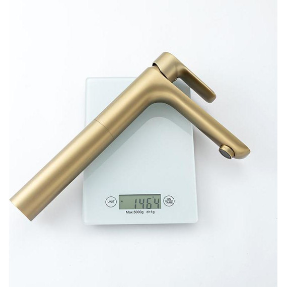 Смеситель для раковины высокий Gappo G48-3 G1048-32, золото сатин, Цвет производителя: золото сатин фото 24