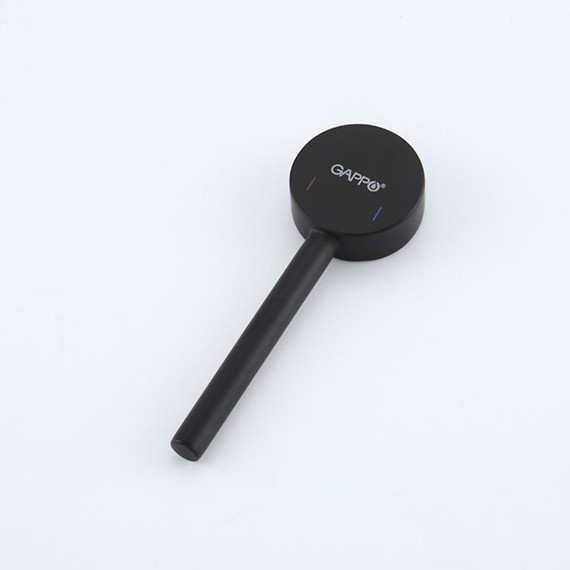 Смеситель для раковины настенный Gappo G06-6 G1206-6, чёрный, Цвет производителя: чёрный фото 17