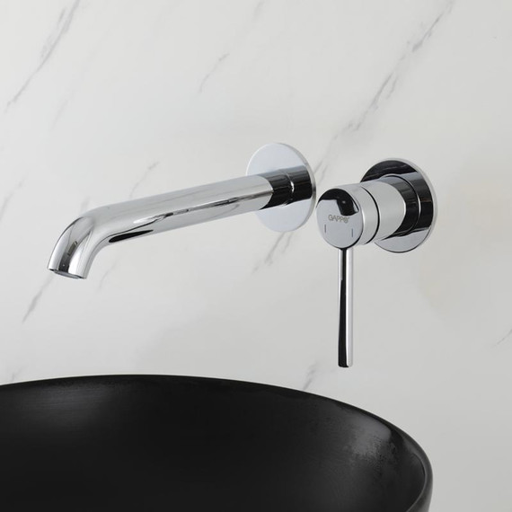 Смеситель для раковины настенный Gappo G06 G1206, Цвет производителя: хром фото 18